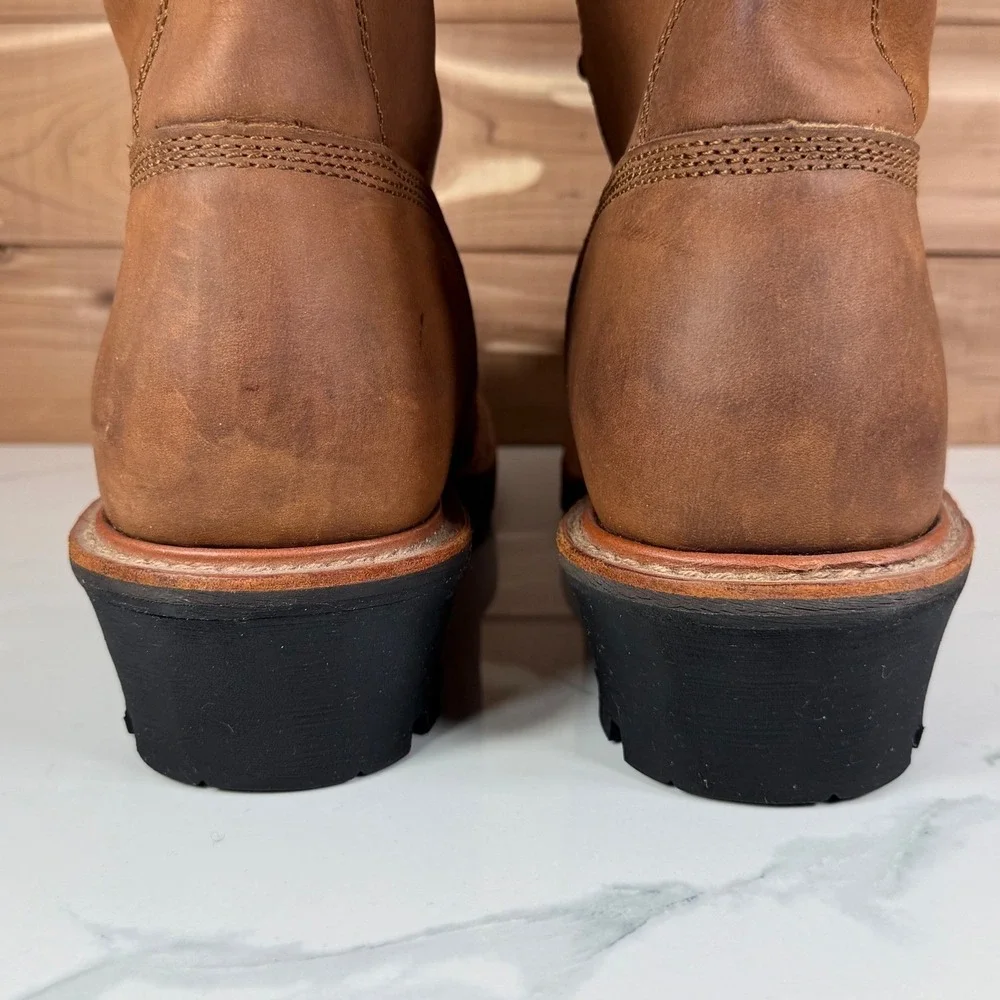 Red Wing Loggermax 4420 Mens Brown Waterproof Leather Work Boots‎ Men's 11.5